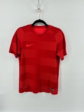 Nike Red Dri-FIT Short-Sleeve Performance Shirt